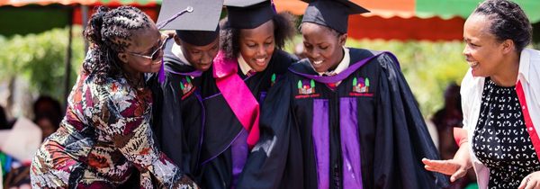 Graduates celebrating